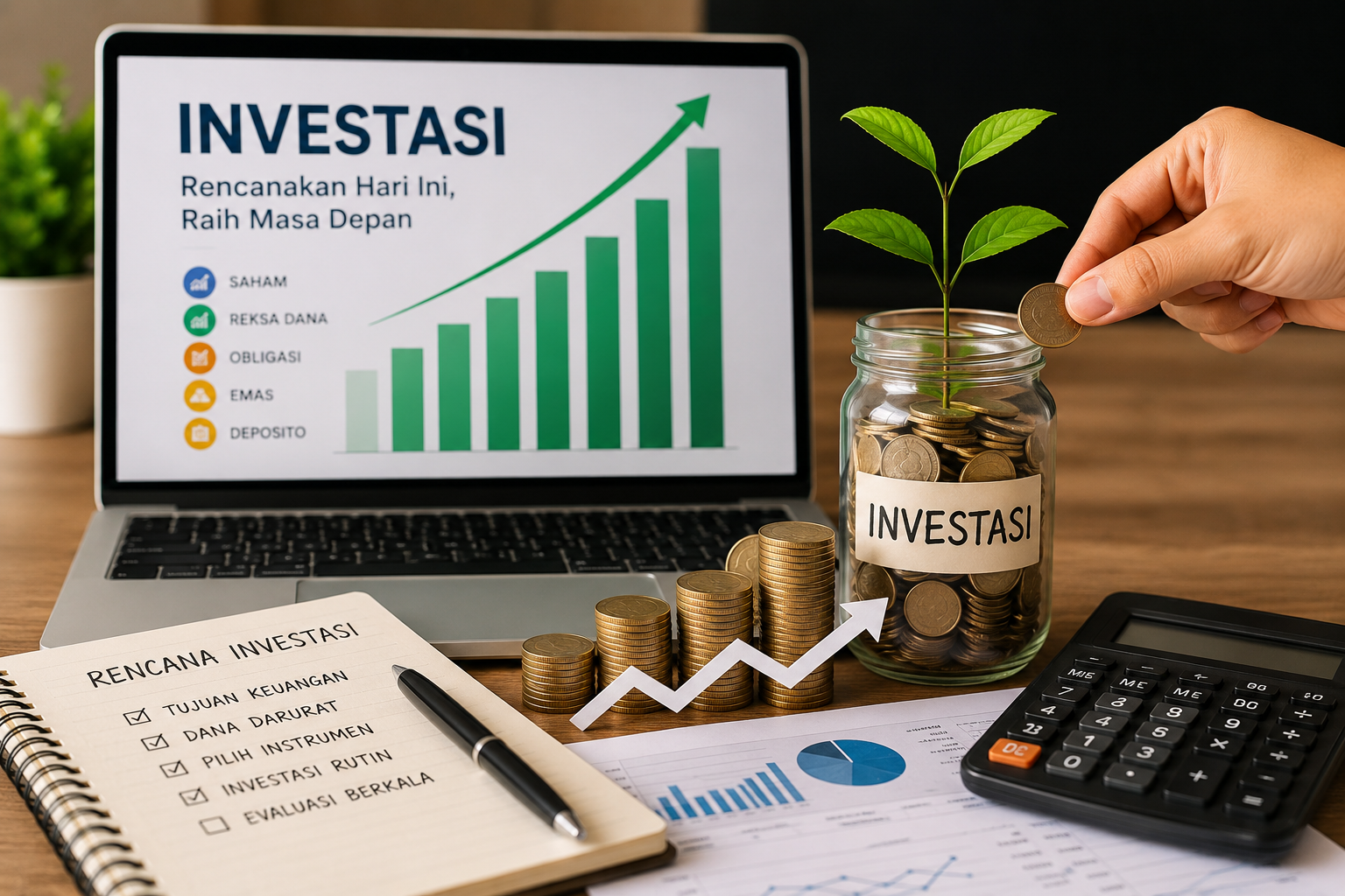Berinvestasi dengan aman dan untung untuk pemula