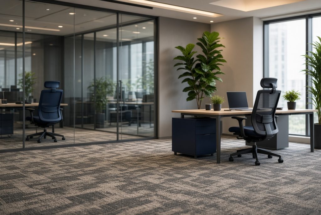 Karpet kantor Solo untuk ruang kerja modern